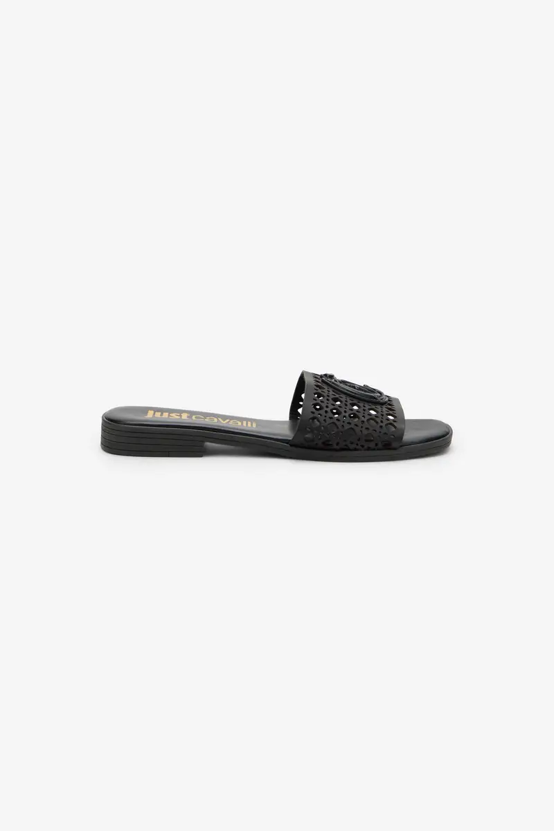 Roberto Cavalli Sandal with Logo Detail | Thumbnail 2 Roberto Cavalli Sandal with Logo Detail | Thumbnail 2