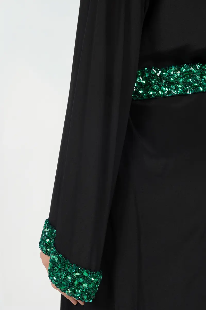 Roberto Cavalli Silk Maxi Dress with Embellished Detail | Thumbnail 5
