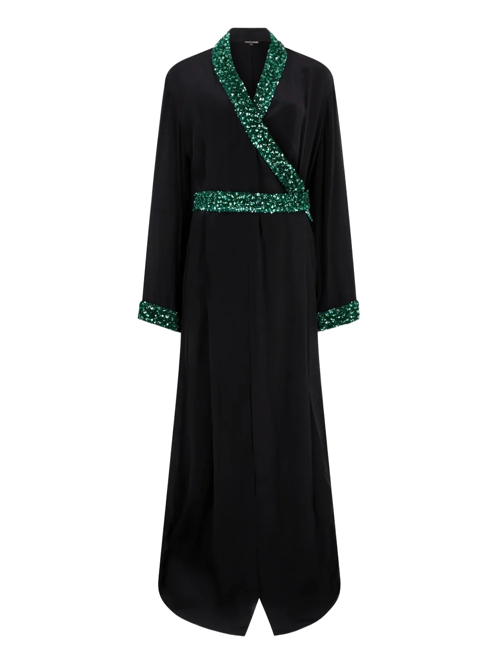 Silk Maxi Dress with Embellished Detail Silk Maxi Dress with Embellished Detail