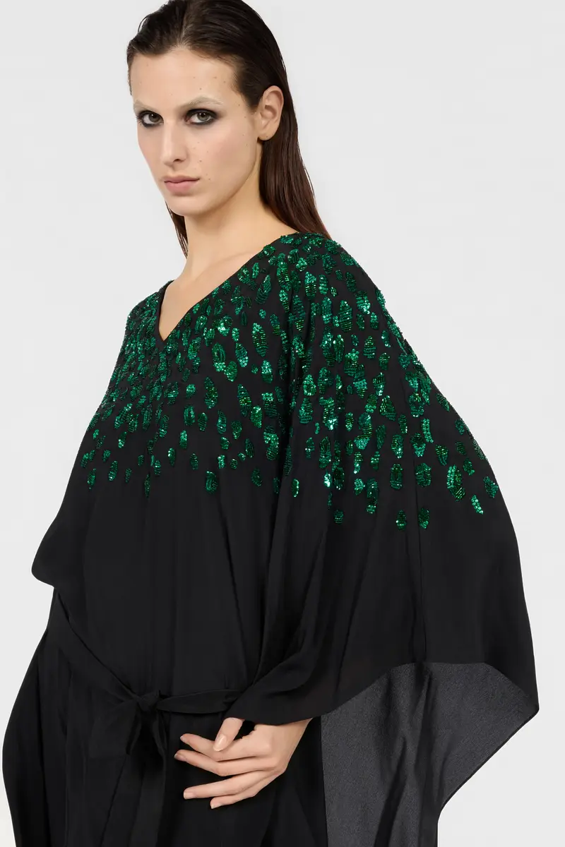 Roberto Cavalli Silk Maxi Dress with Embellished Detail | Thumbnail 4