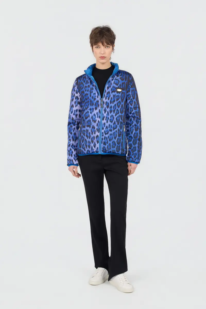 Roberto Cavalli Bomber in Leopard Print | Thumbnail 6 Roberto Cavalli Bomber in Leopard Print | Thumbnail 6