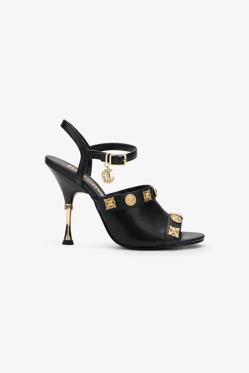 Roberto Cavalli Sandal in Leather with Embellishments | Thumbnail 2