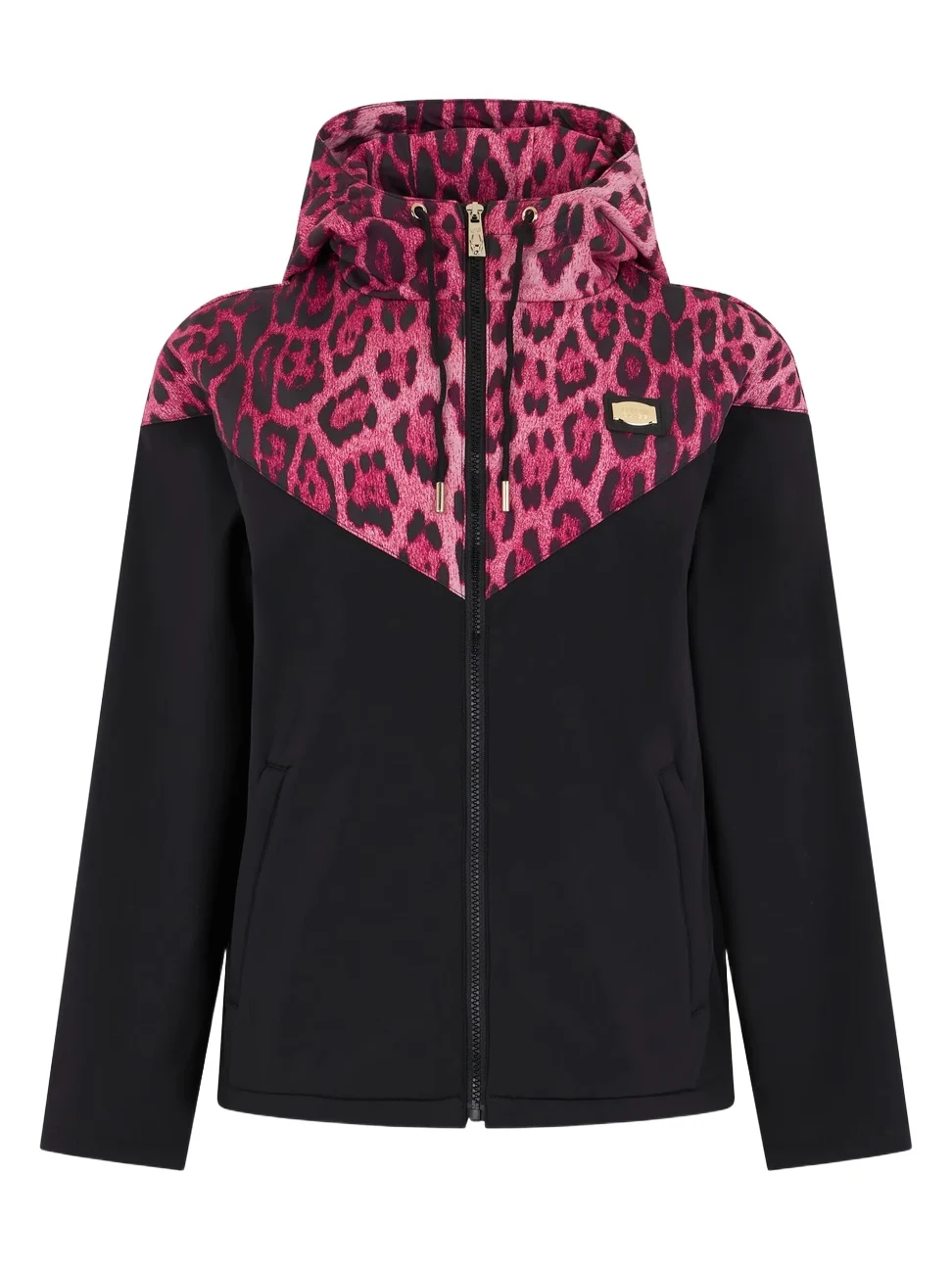 Hooded Bomber Jacket in Leopard Print Hooded Bomber Jacket in Leopard Print
