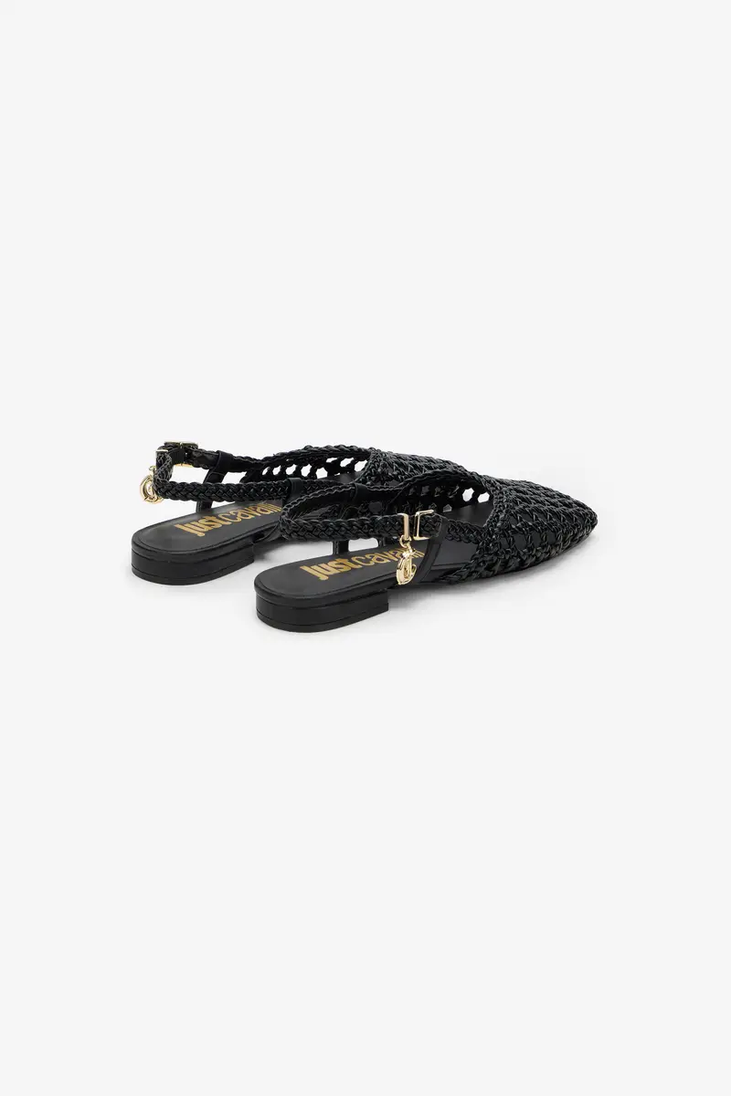 Roberto Cavalli Slingback in Braided Design | Thumbnail 3