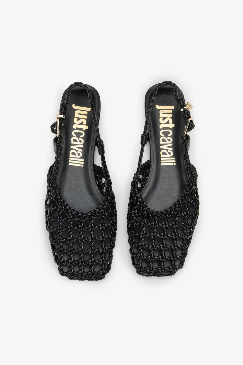 Roberto Cavalli Slingback in Braided Design | Thumbnail 4