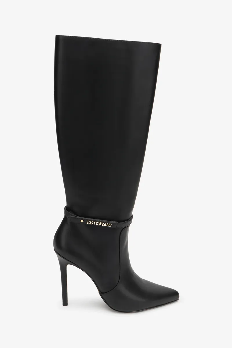 Roberto Cavalli Boots with Logo Detail | Thumbnail 2 Roberto Cavalli Boots with Logo Detail | Thumbnail 2