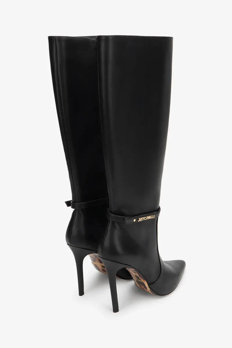 Roberto Cavalli Boots with Logo Detail | Thumbnail 3 Roberto Cavalli Boots with Logo Detail | Thumbnail 3