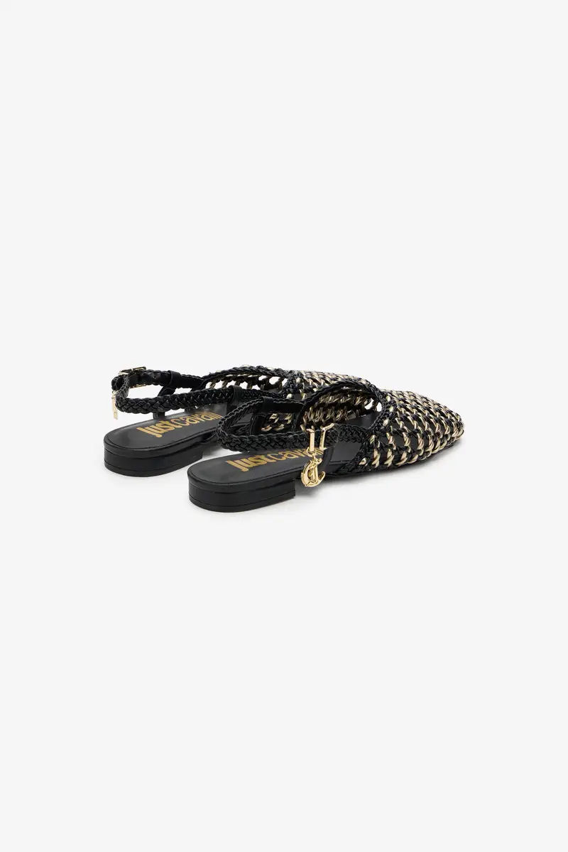 Roberto Cavalli Slingback in Braided Design | Thumbnail 3