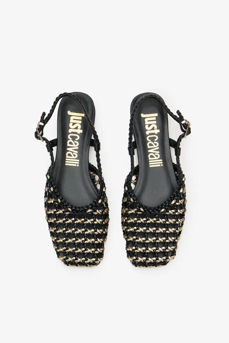 Roberto Cavalli Slingback in Braided Design | Thumbnail 4