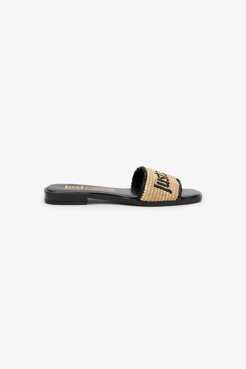 Roberto Cavalli Sandal with Logo Detail | Thumbnail 2 Roberto Cavalli Sandal with Logo Detail | Thumbnail 2