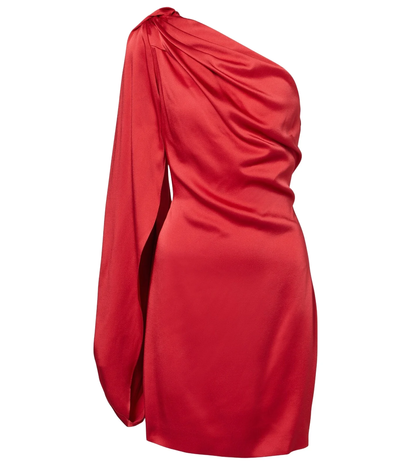 Stella McCartney One-shoulder satin minidress