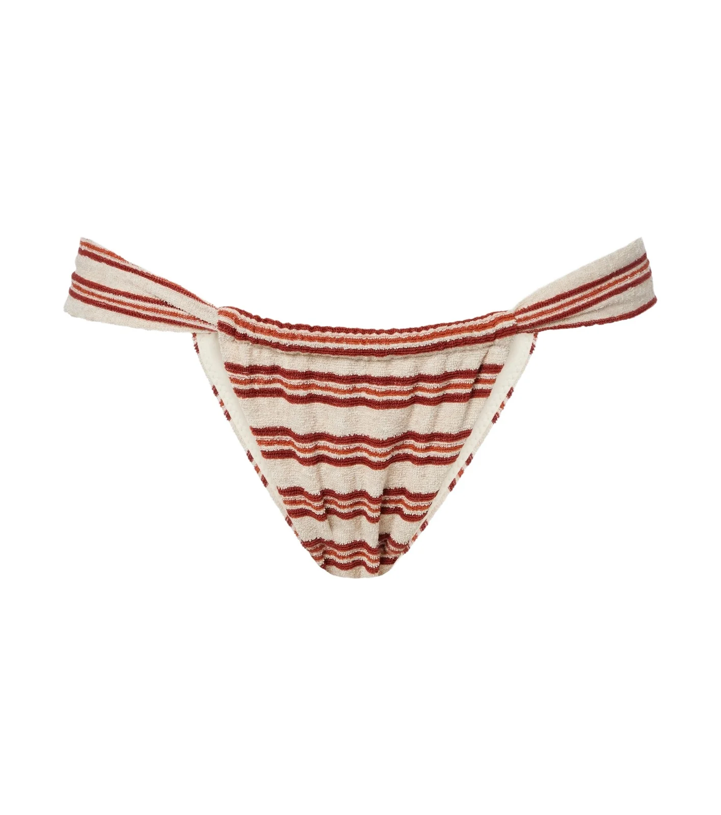 Montce Sandra striped terry bikini bottoms