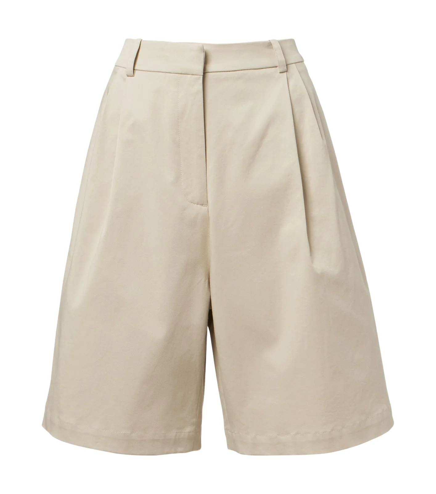 Marfa pleated cotton Bermuda shorts Marfa pleated cotton Bermuda shorts