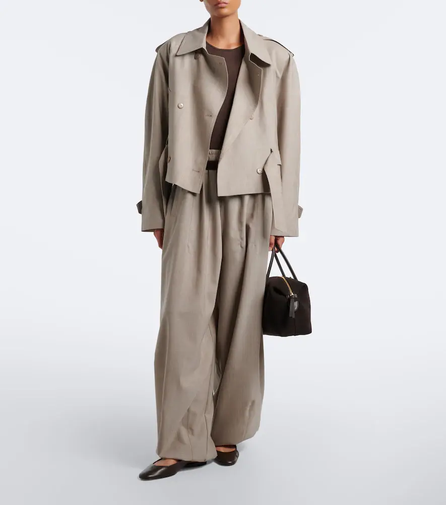The Frankie Shop Oakdale virgin wool wide-leg pants | Thumbnail 2 The Frankie Shop Oakdale virgin wool wide-leg pants | Thumbnail 2