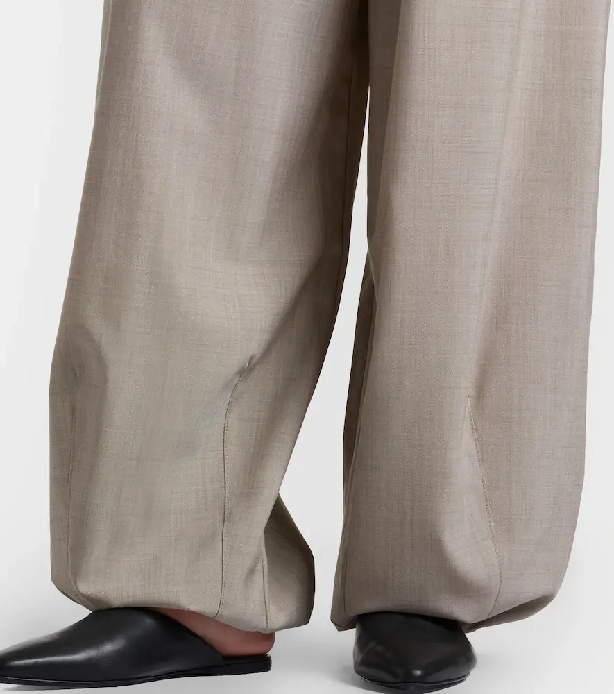 The Frankie Shop Oakdale virgin wool wide-leg pants | Thumbnail 4 The Frankie Shop Oakdale virgin wool wide-leg pants | Thumbnail 4