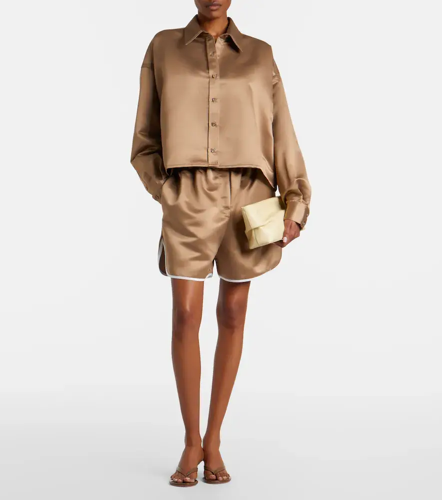 The Frankie Shop Arlen satin shirt | Thumbnail 2 The Frankie Shop Arlen satin shirt | Thumbnail 2