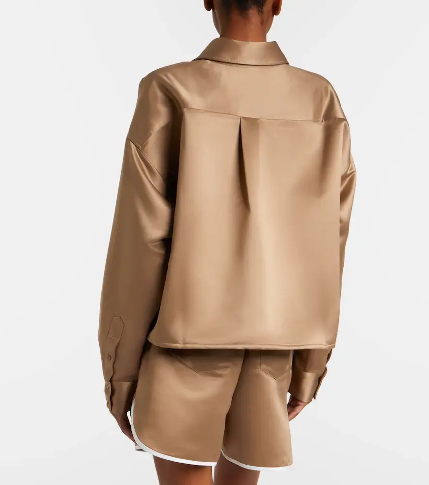 The Frankie Shop Arlen satin shirt | Thumbnail 6 The Frankie Shop Arlen satin shirt | Thumbnail 6