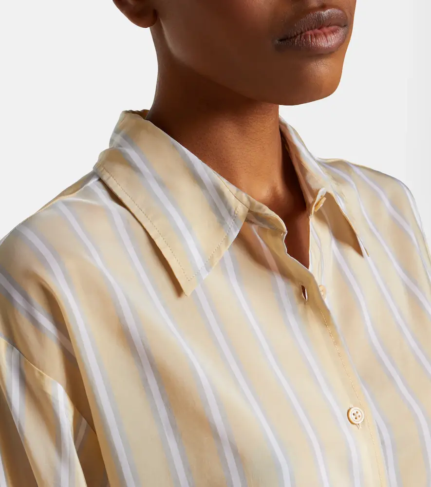 The Frankie Shop Peri striped twill shirt | Thumbnail 4 The Frankie Shop Peri striped twill shirt | Thumbnail 4