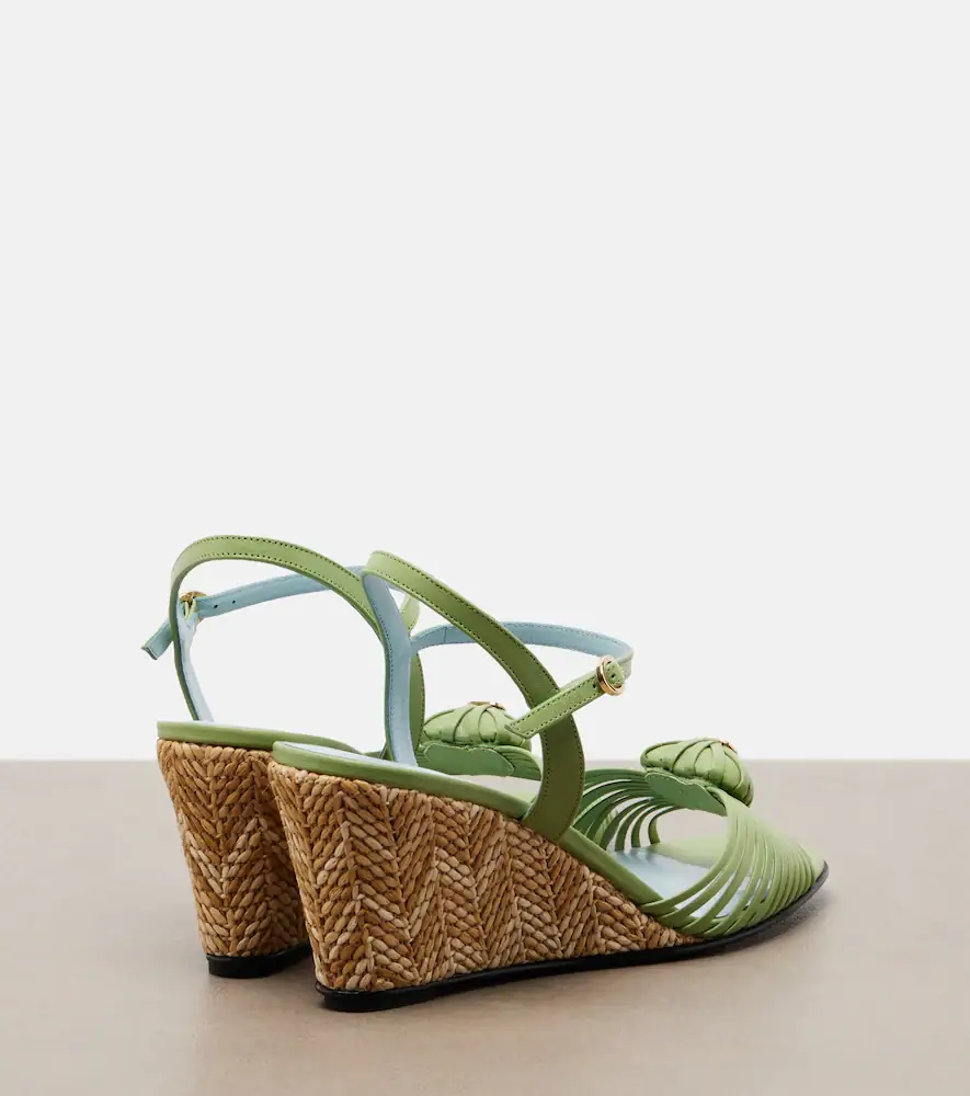 Valentino Garavani Caur Royal leather wedge sandals | Thumbnail 2 Valentino Garavani Caur Royal leather wedge sandals | Thumbnail 2