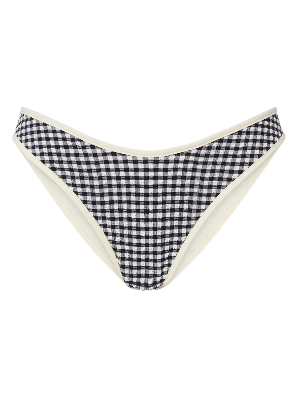 Montce Lulu gingham seersucker bikini bottoms