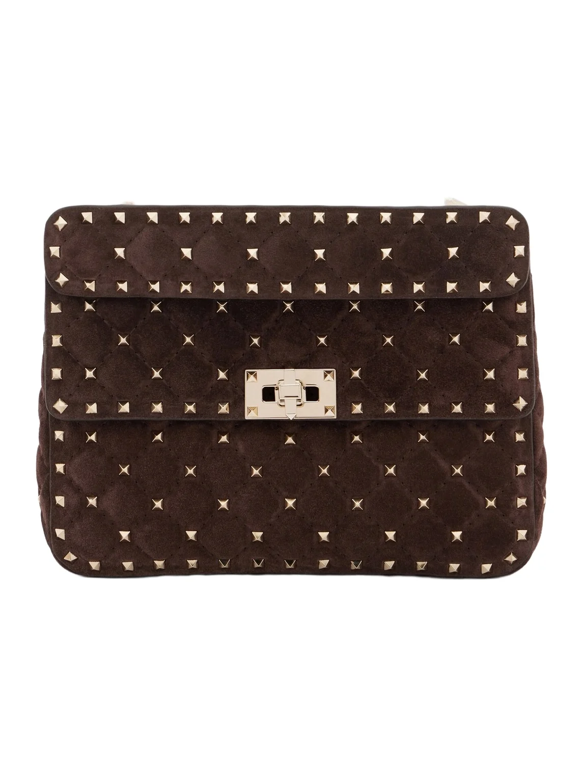 Rockstud Spike Medium suede top-handle bag Rockstud Spike Medium suede top-handle bag