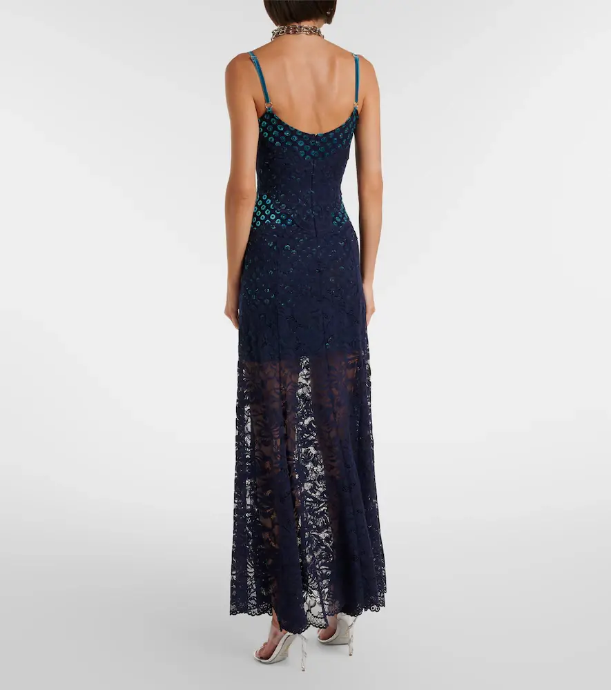 Rabanne Lace maxi dress | Thumbnail 5