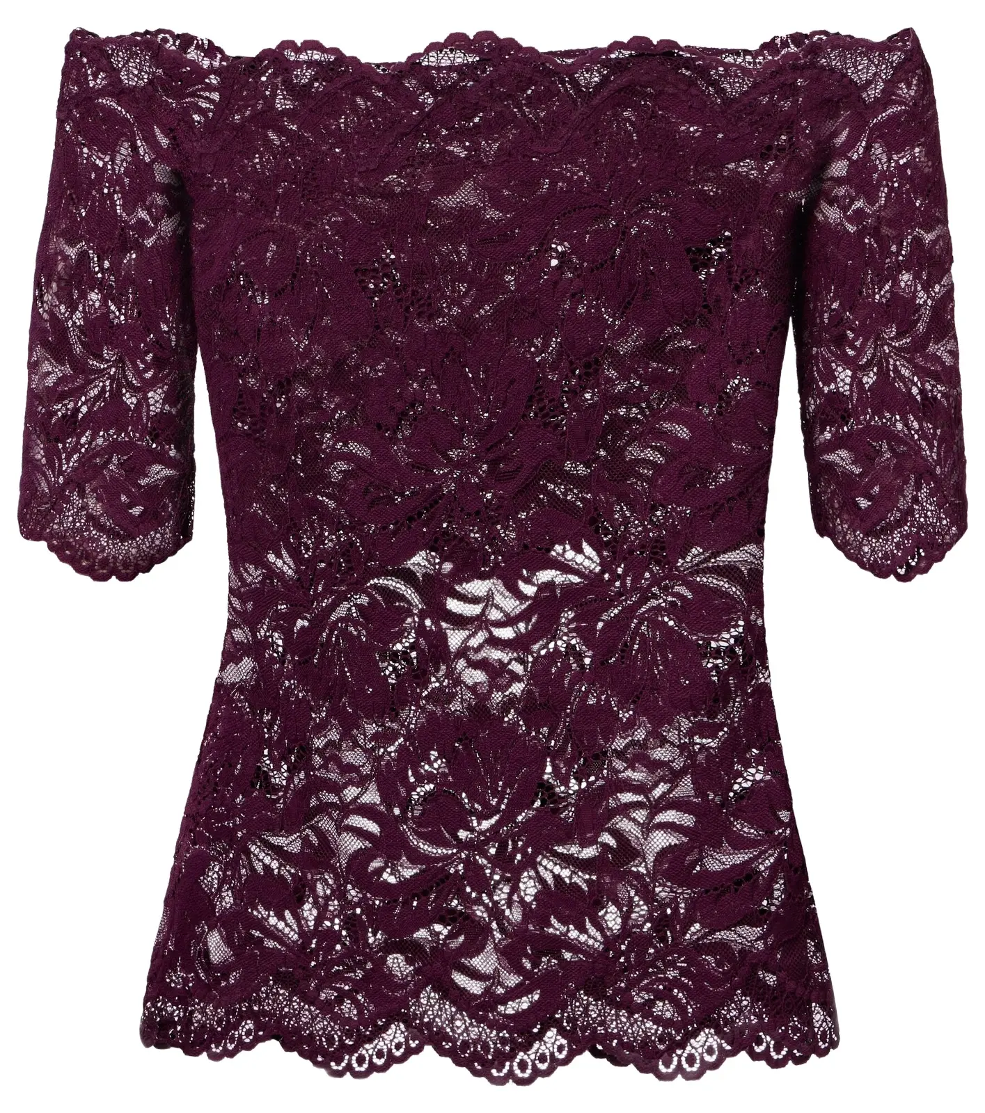 Off-shoulder lace top Off-shoulder lace top