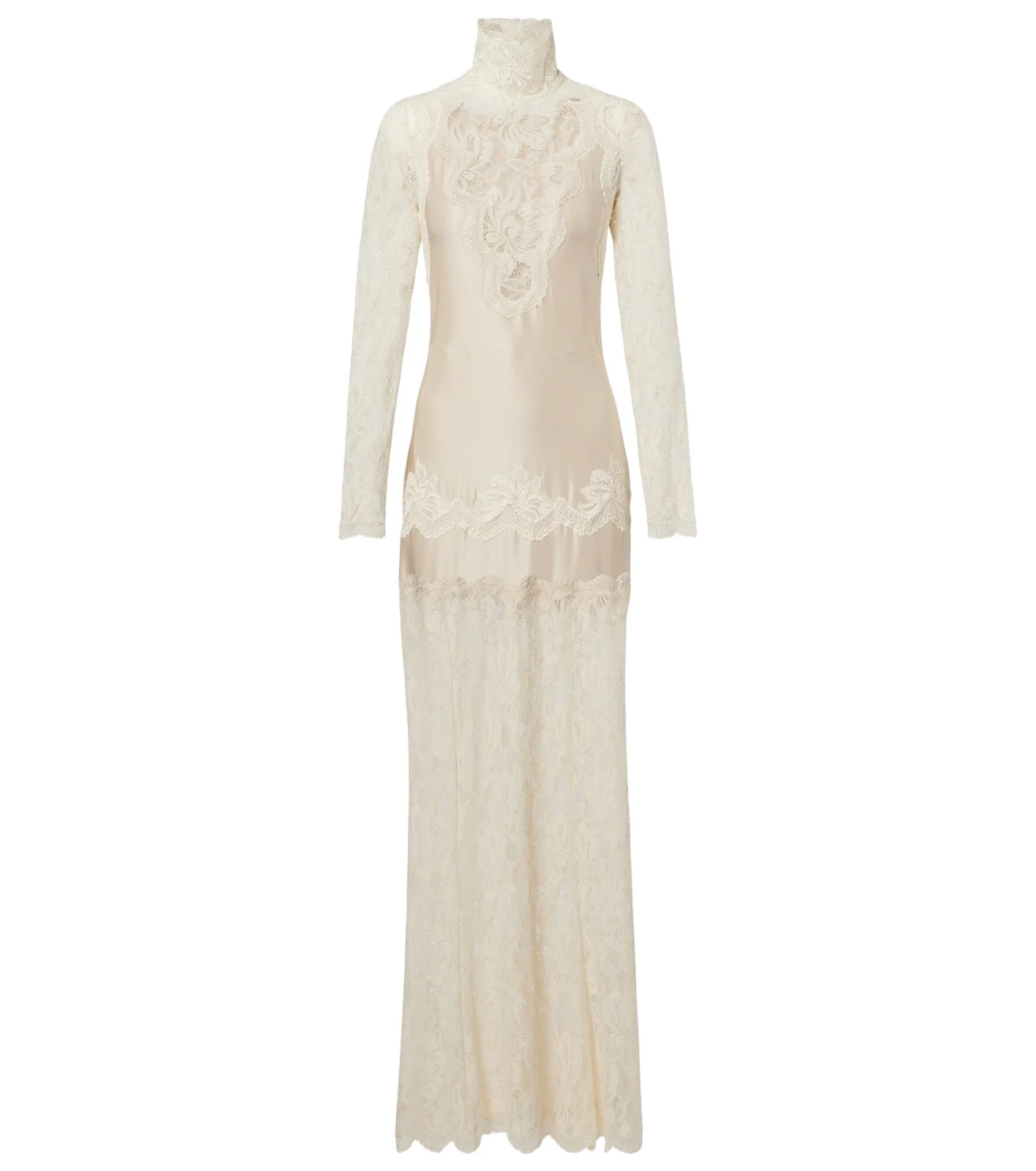 Lace and satin maxi dress Lace and satin maxi dress