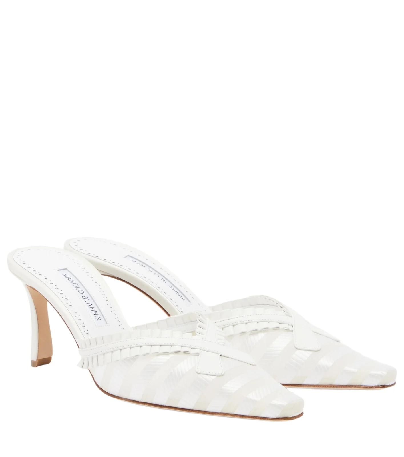 Manolo Blahnik Voluptia organza mules