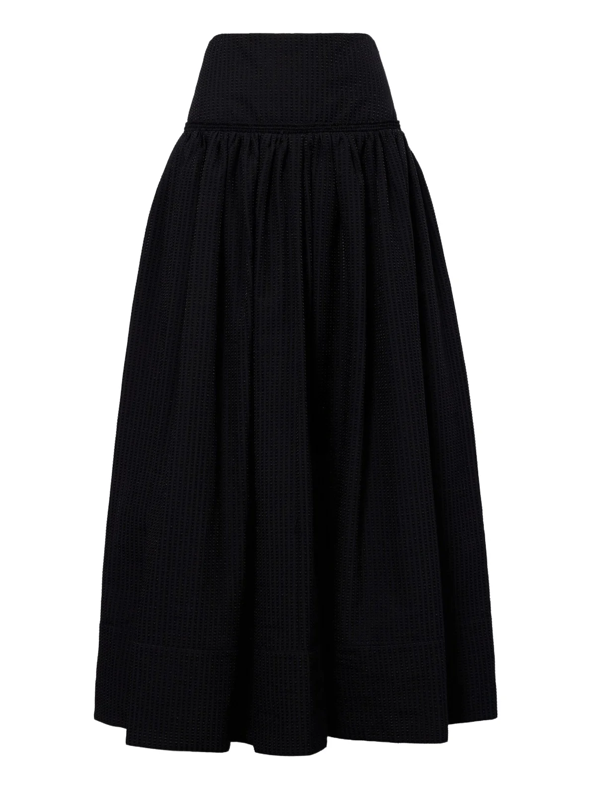 Alaïa Cotton-blend maxi skirt