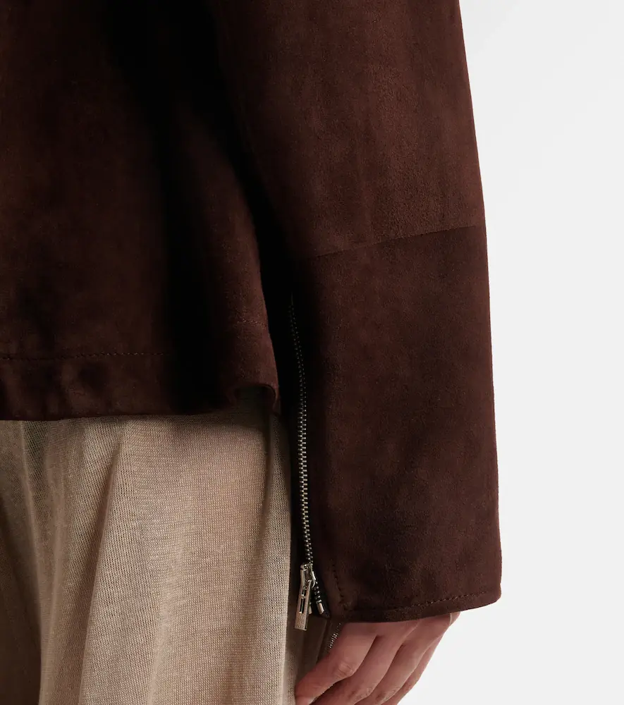 Alaïa Alaïa Peplum suede jacket | Thumbnail 4