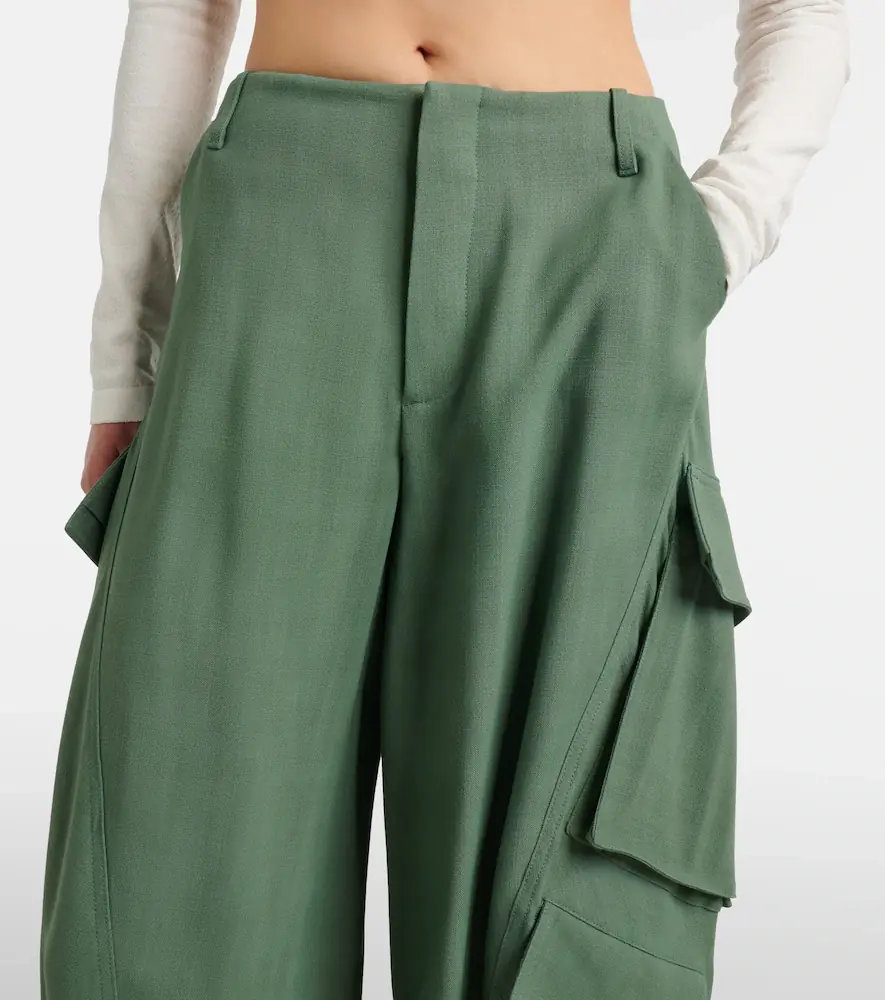 ALAÏA Mid-rise cargo pants | Thumbnail 3 ALAÏA Mid-rise cargo pants | Thumbnail 3