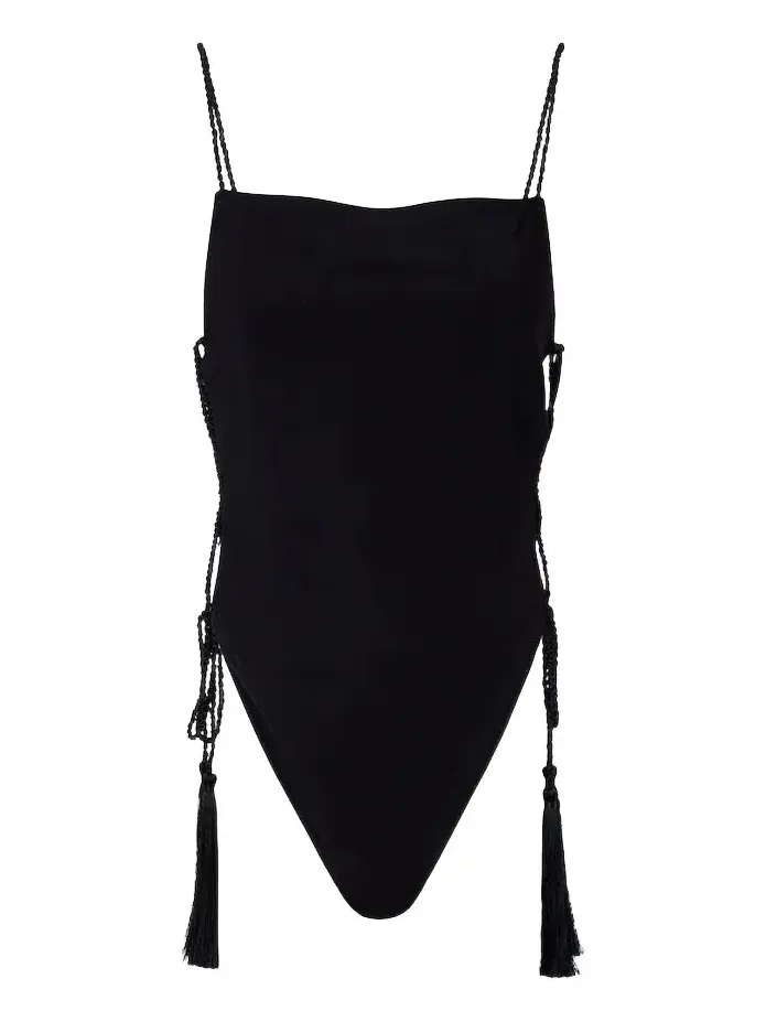 Alaïa Alaïa Tasselled swimsuit