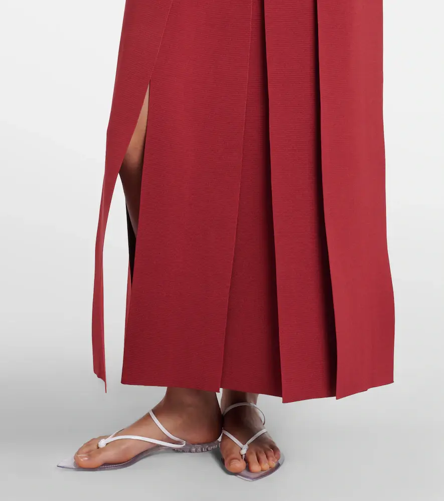 Alaïa Alaïa Pleated midi skirt | Thumbnail 6