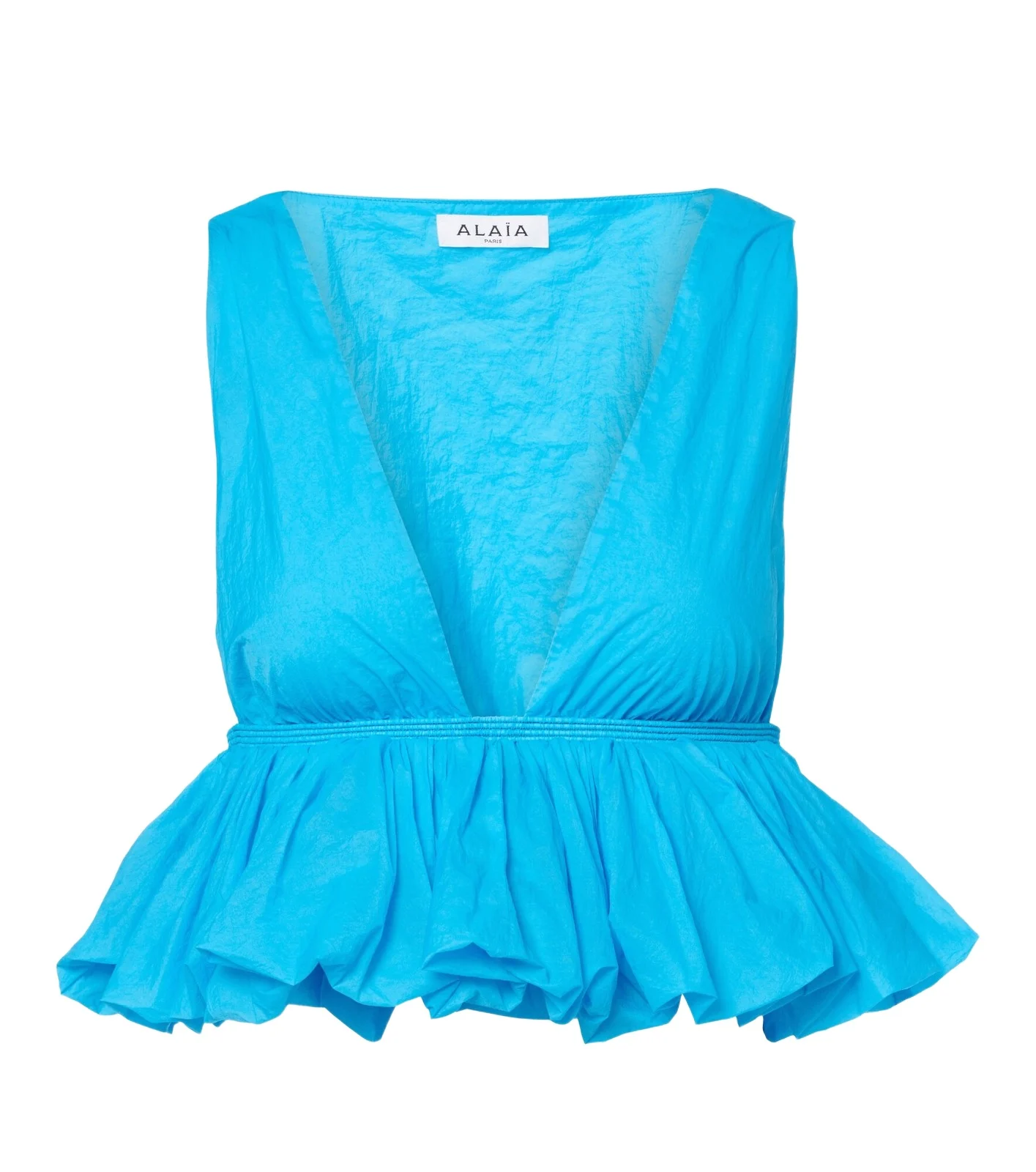 Alaïa Gathered crop top Alaïa Gathered crop top