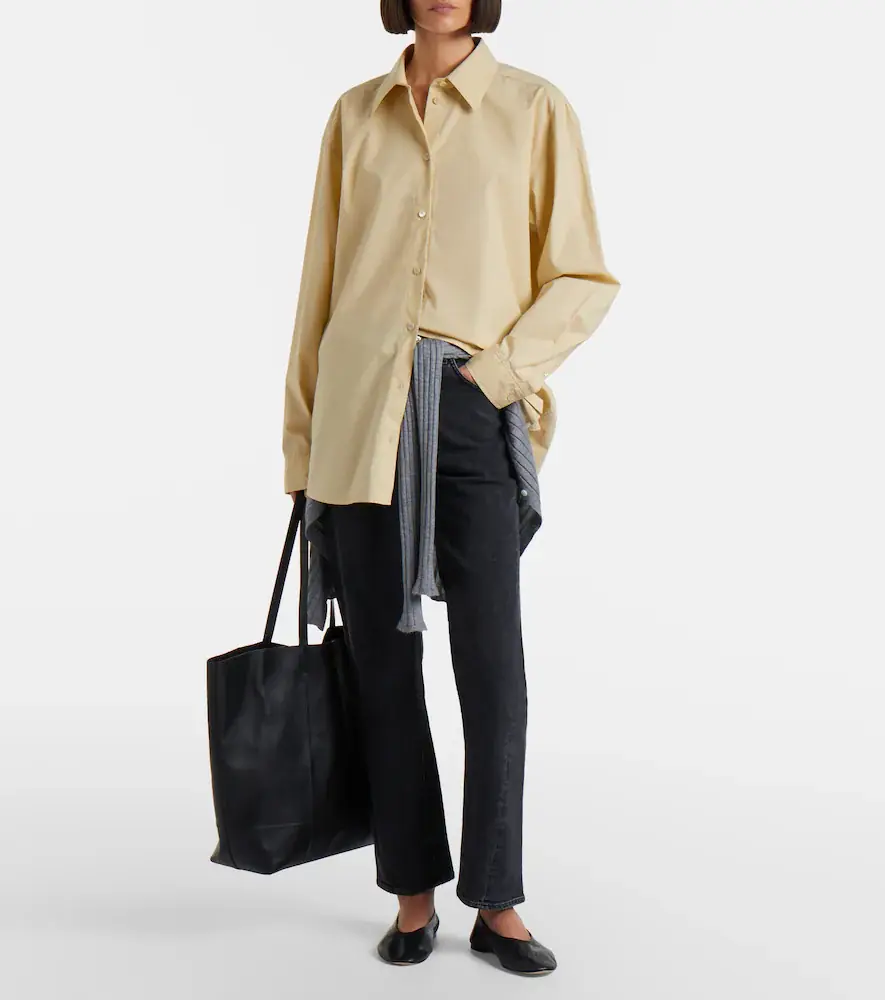TOTEME Oversized cotton poplin shirt | Thumbnail 3 TOTEME Oversized cotton poplin shirt | Thumbnail 3