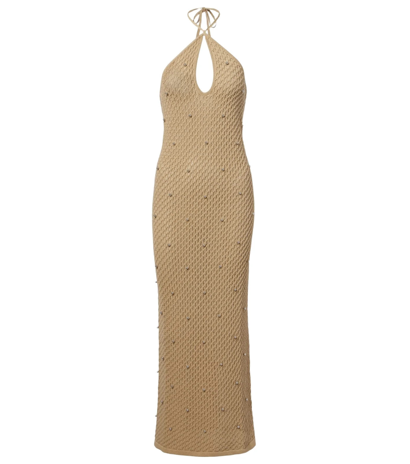Isola crochet embellished cotton beach dress Isola crochet embellished cotton beach dress
