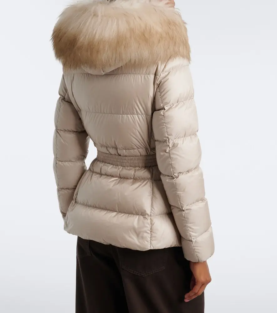 Moncler Boed shearling-trimmed down jacket | Thumbnail 2