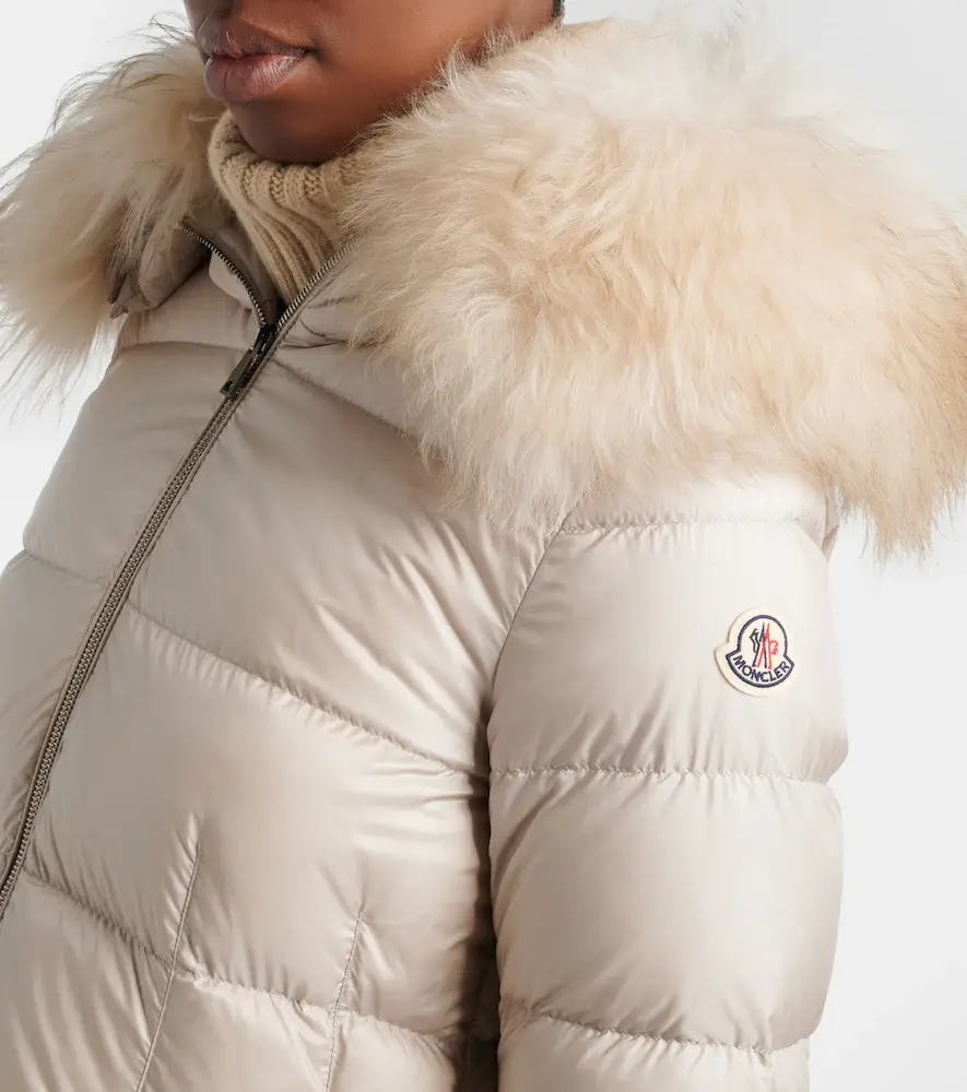 Moncler Boed shearling-trimmed down jacket | Thumbnail 5