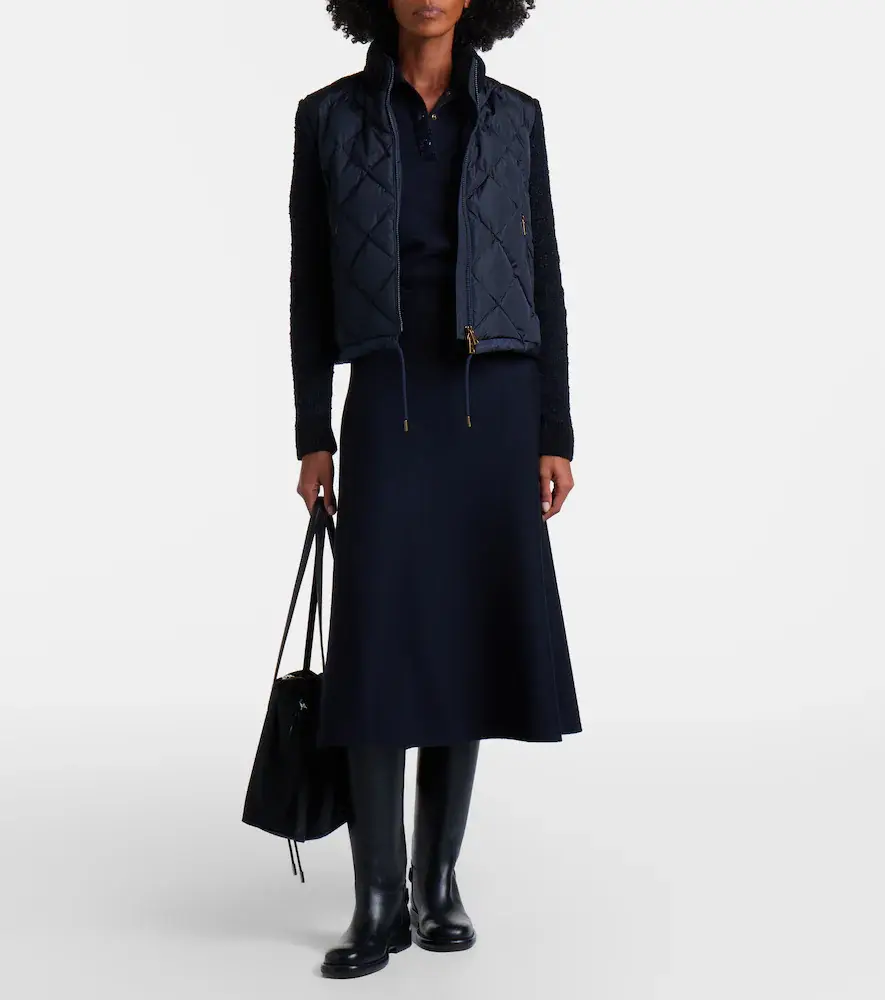 Moncler Wool-blend midi skirt | Thumbnail 3 Moncler Wool-blend midi skirt | Thumbnail 3