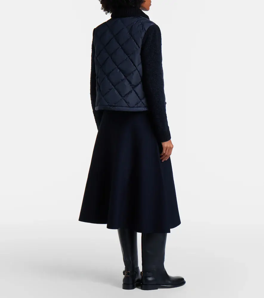 Moncler Wool-blend midi skirt | Thumbnail 4 Moncler Wool-blend midi skirt | Thumbnail 4