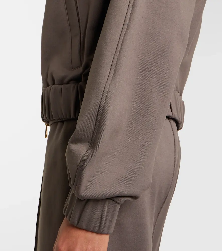 Moncler Jersey zip-up hoodie | Thumbnail 2 Moncler Jersey zip-up hoodie | Thumbnail 2