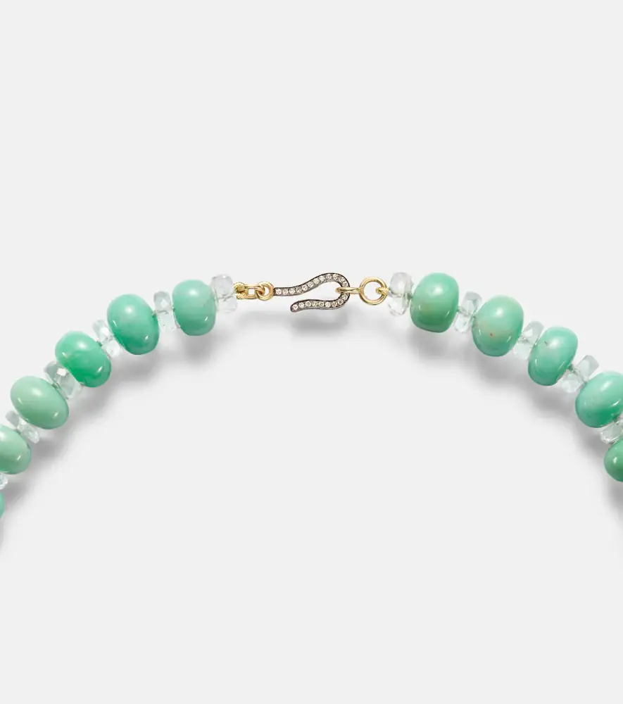 Ileana Makri Beaded necklace with gemstones | Thumbnail 2 Ileana Makri Beaded necklace with gemstones | Thumbnail 2