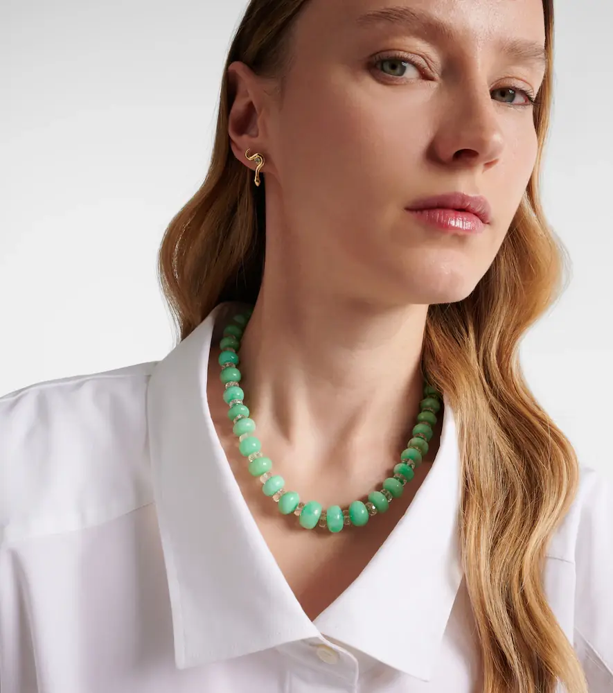 Ileana Makri Beaded necklace with gemstones | Thumbnail 5 Ileana Makri Beaded necklace with gemstones | Thumbnail 5
