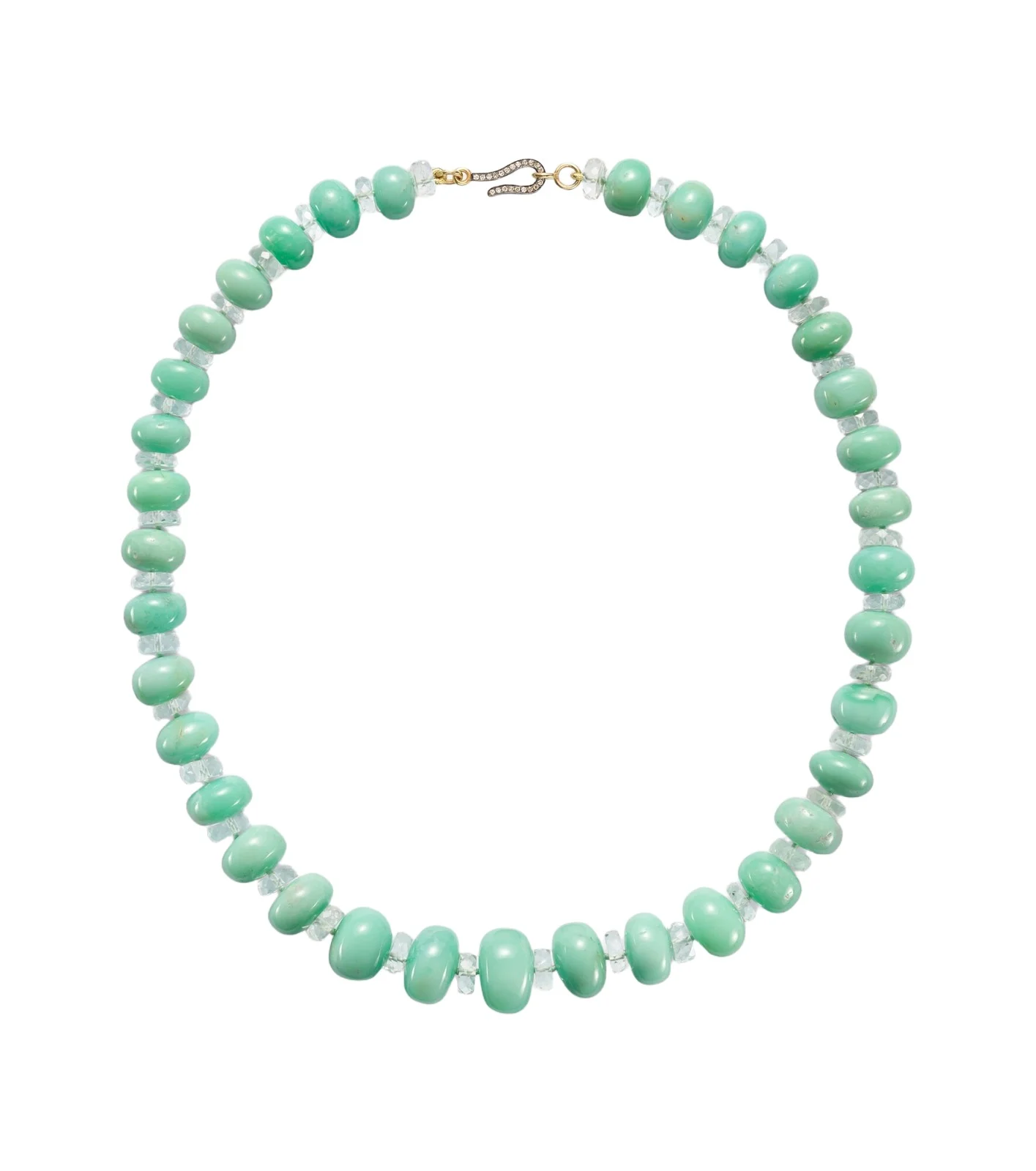 Beaded necklace with gemstones Beaded necklace with gemstones