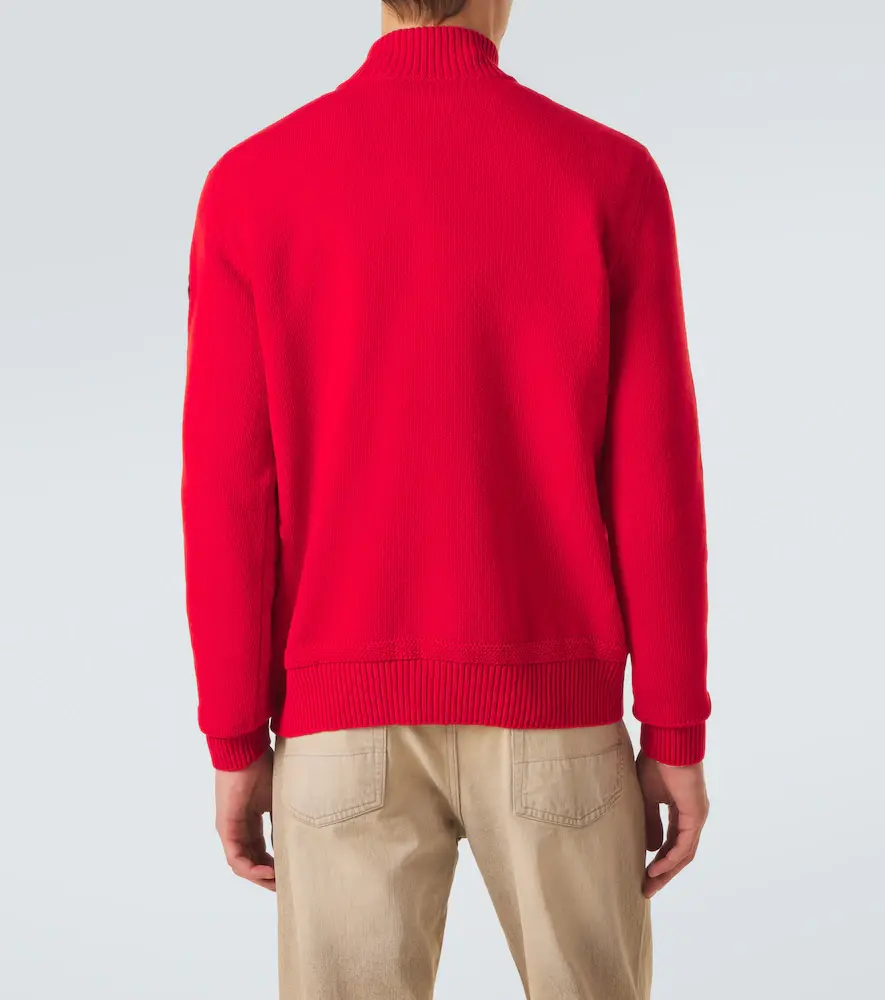 Moncler Wool and cashmere half-zip sweater | Thumbnail 3 Moncler Wool and cashmere half-zip sweater | Thumbnail 3