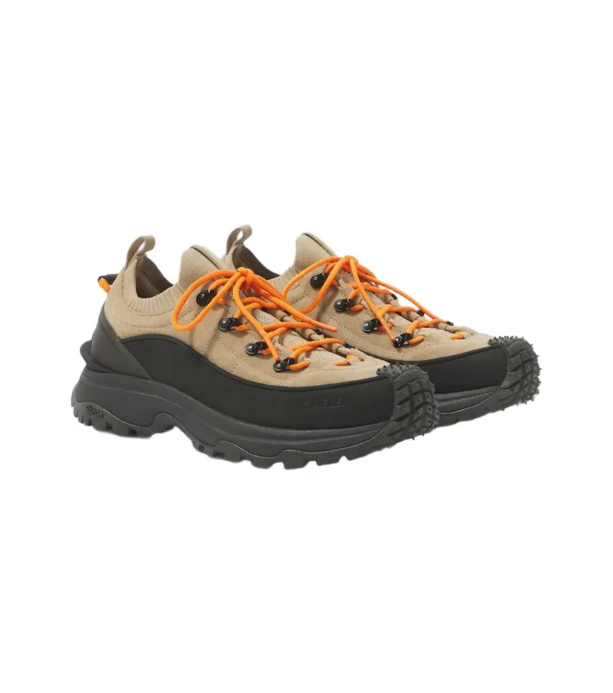 Moncler Trailgrip Lite3 suede-trimmed sneakers | Image 1 Moncler Trailgrip Lite3 suede-trimmed sneakers | Image 1