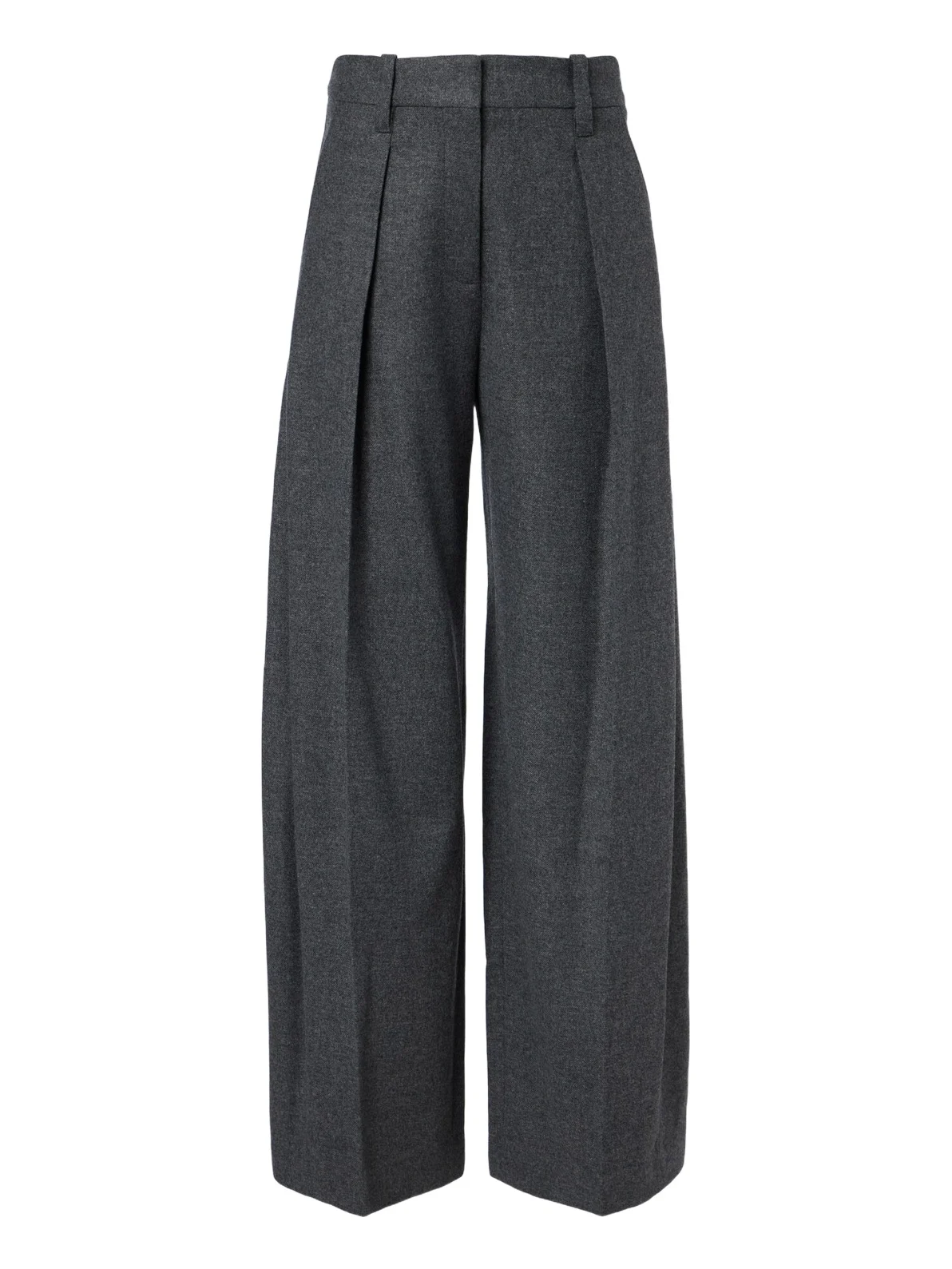 Brunello Cucinelli Pleated wool and cashmere wide-leg pants