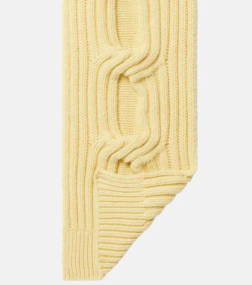 Moncler Cable-knit wool and cashmere scarf | Thumbnail 3 Moncler Cable-knit wool and cashmere scarf | Thumbnail 3