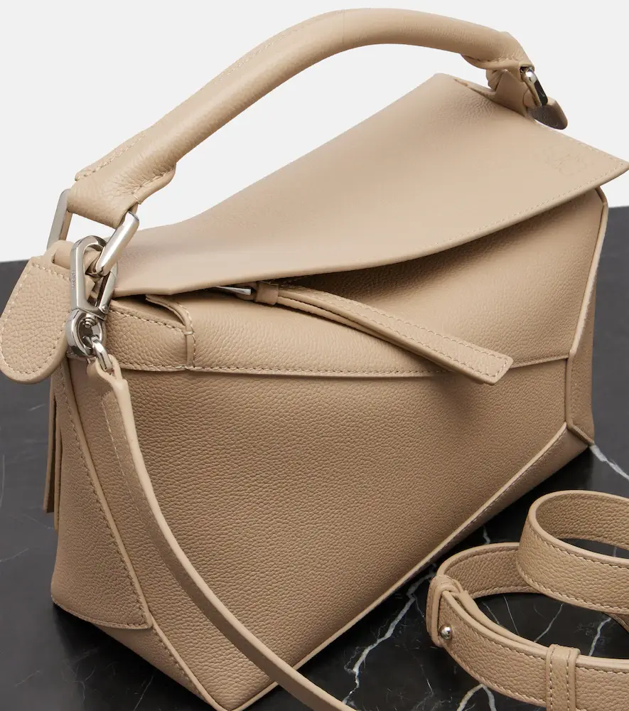 Loewe Puzzle Edge Small leather top-handle bag | Thumbnail 3 Loewe Puzzle Edge Small leather top-handle bag | Thumbnail 3
